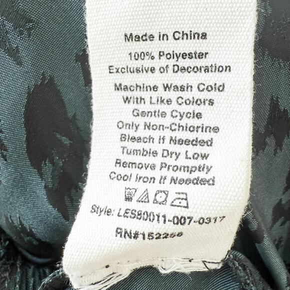 Avec Les Filles Romper Womens Sz Medium Cold Shoulder Ruffle Leopard Edgy Casual - Picture 7 of 7